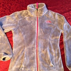 Girls 10/12 North face fleece jacket